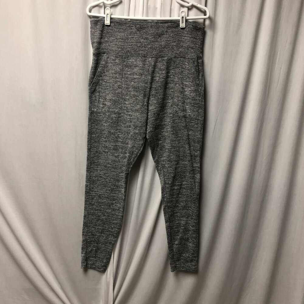 A New Day Gray Heathered Joggers Pockets Womens Size XL Sweatpants Loungewear